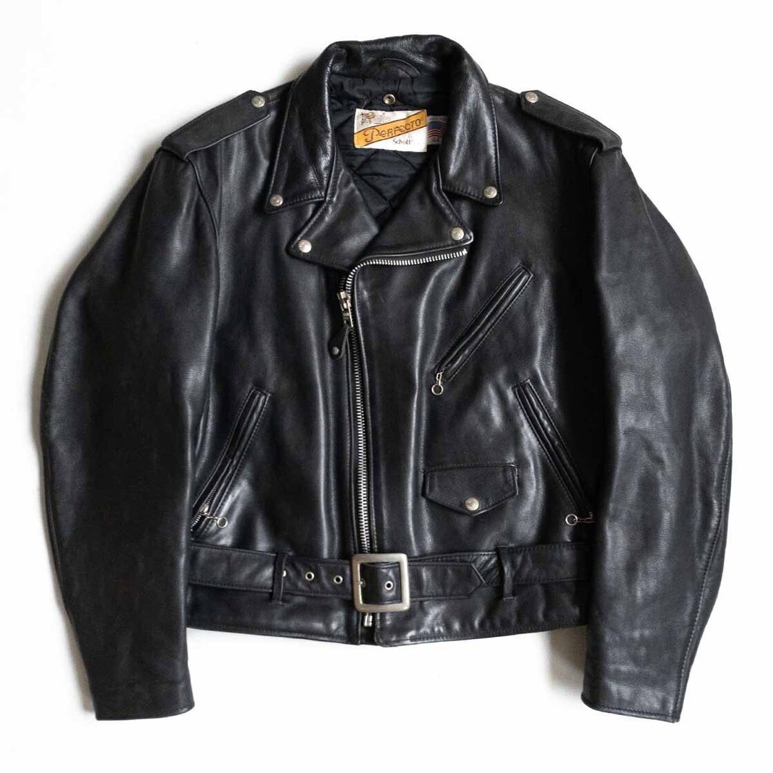 美品/ビッグサイズ】SCHOTT【118/ダブルライダース ジャケット】44 