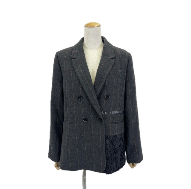 チェックツイードロゴテープジャケット84489-210}