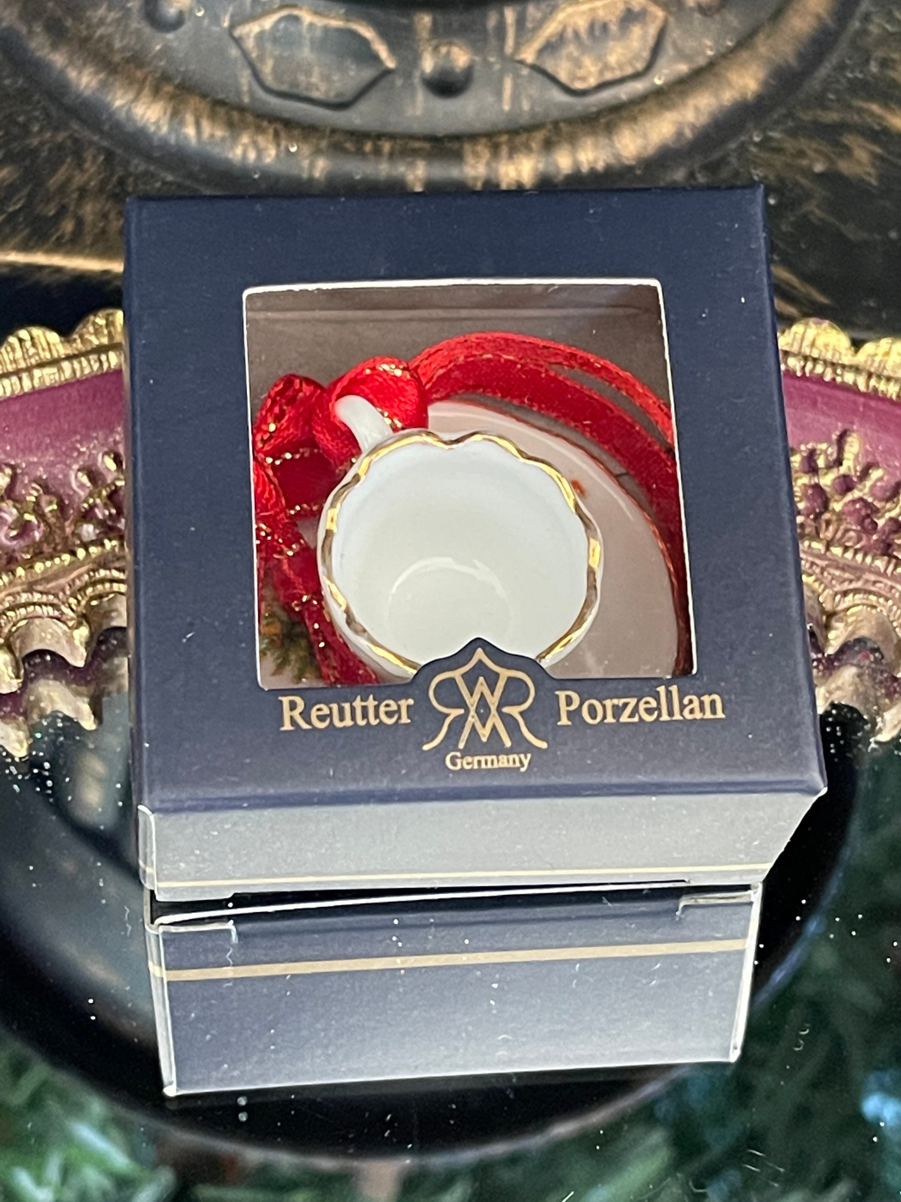 Reutter Porzellan』クリスマス ティーカップ&ソーサー オーナメント