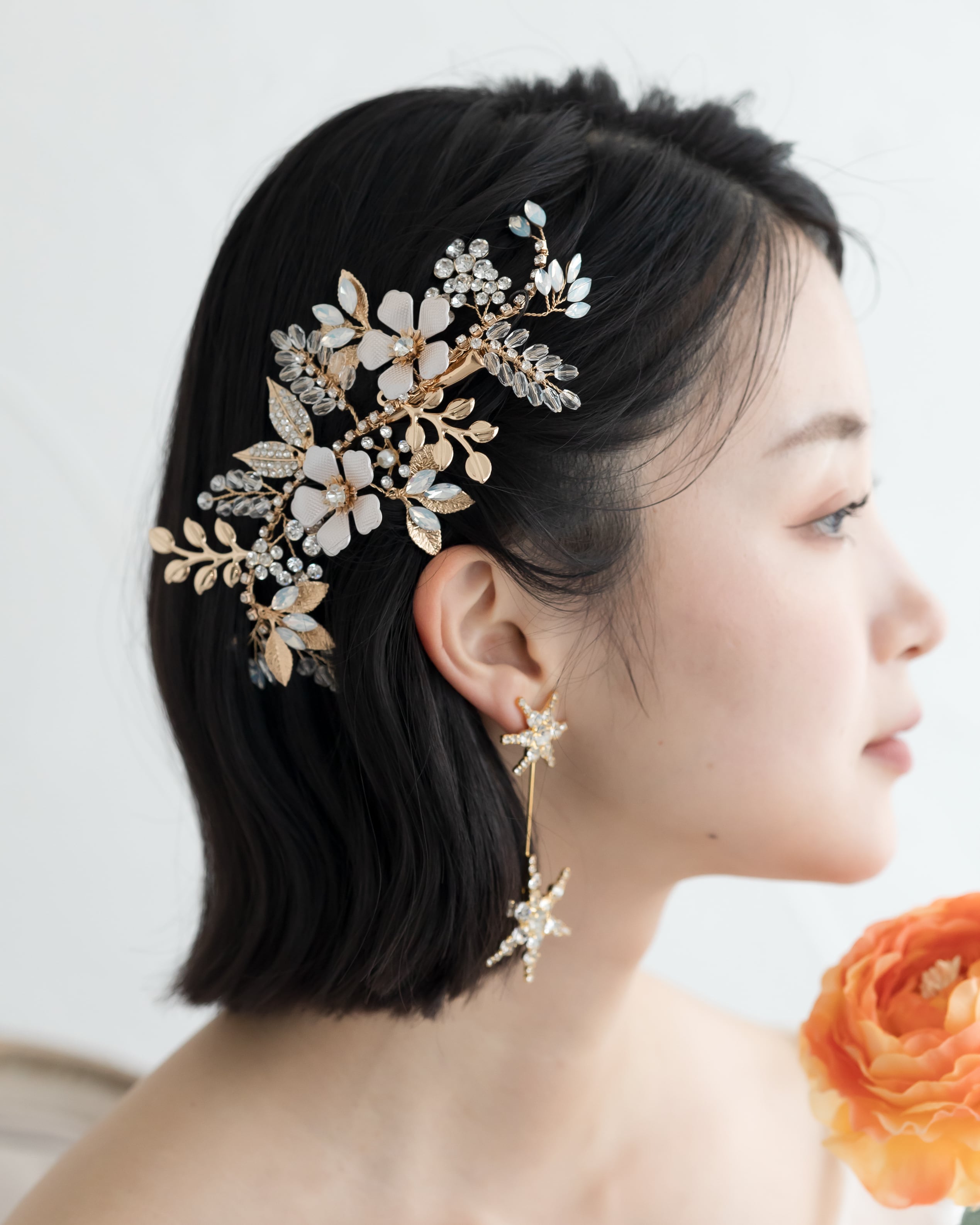 ヘッドドレス ウェディング【AH2309-01】 | ブライダルアクセサリー