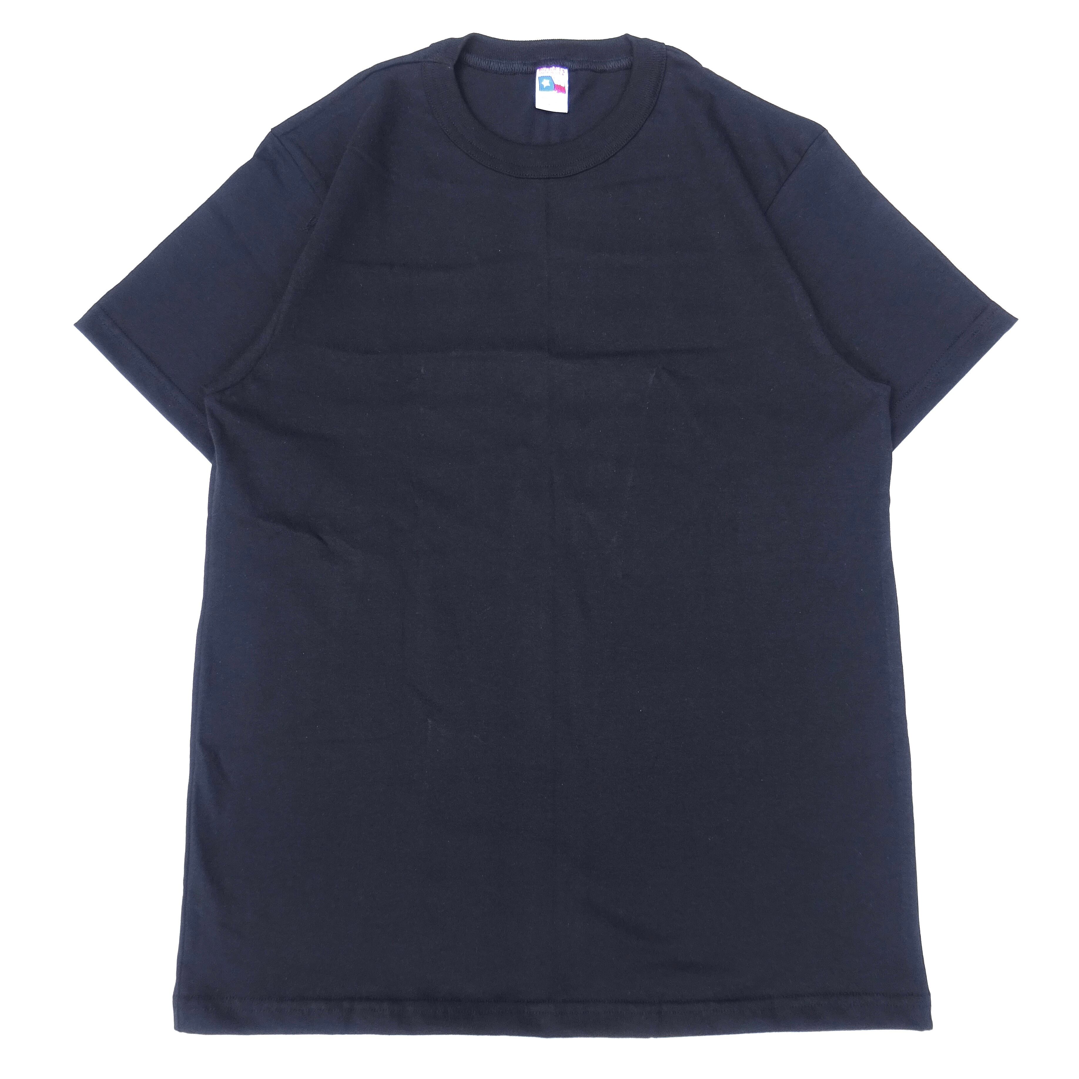 TEXAS APPAREL & BIG TEES (テキサスアパレル アンド ビッグティーズ) BASIC TEE ブラック