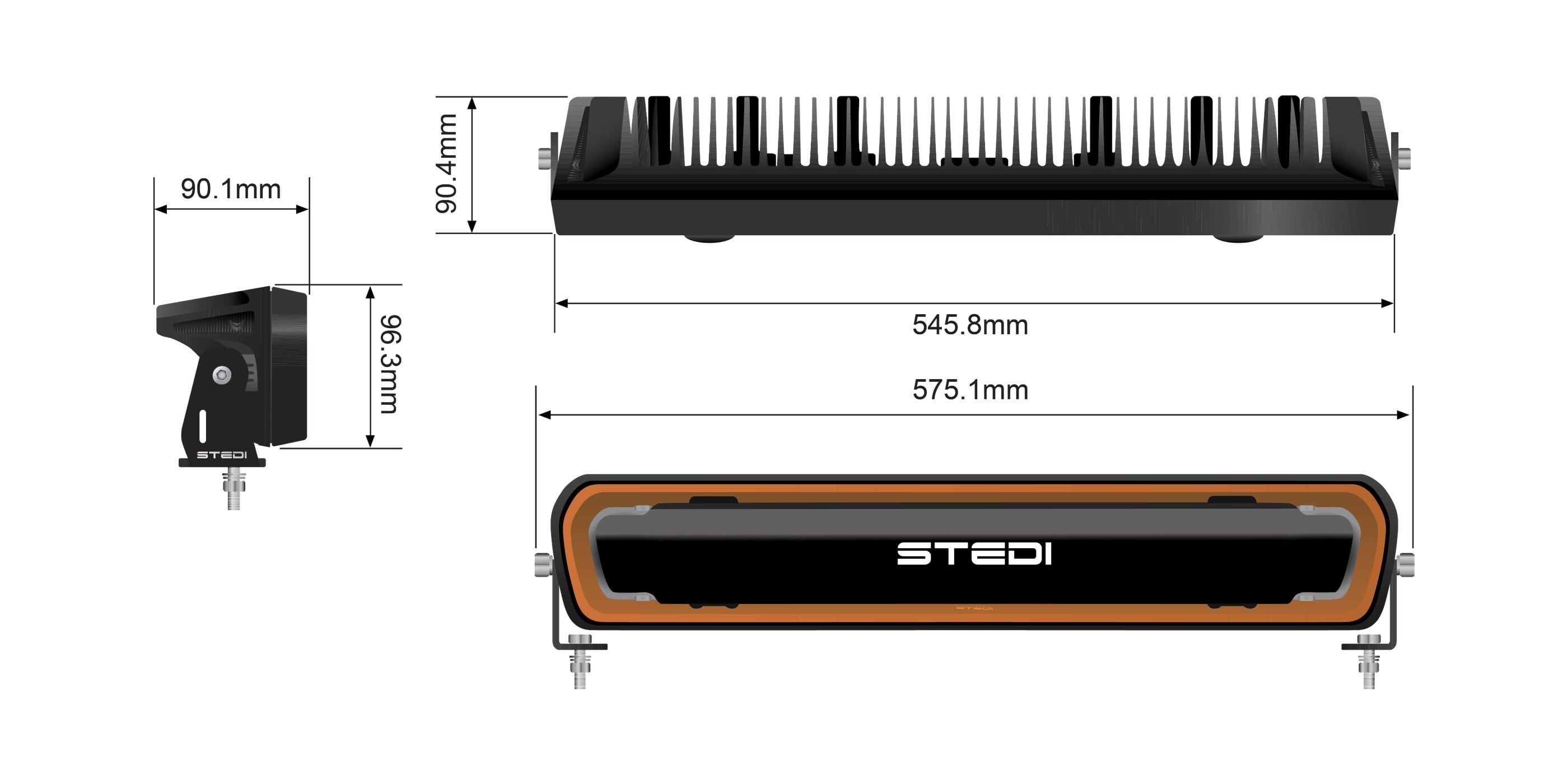STEDI™ （ステディ）EVO 22インチ LEDライトバー | mellow.up
