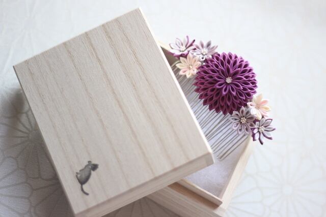 つまみ細工 コーム