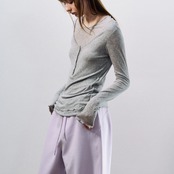 Épure Sheer Henley Top F0576