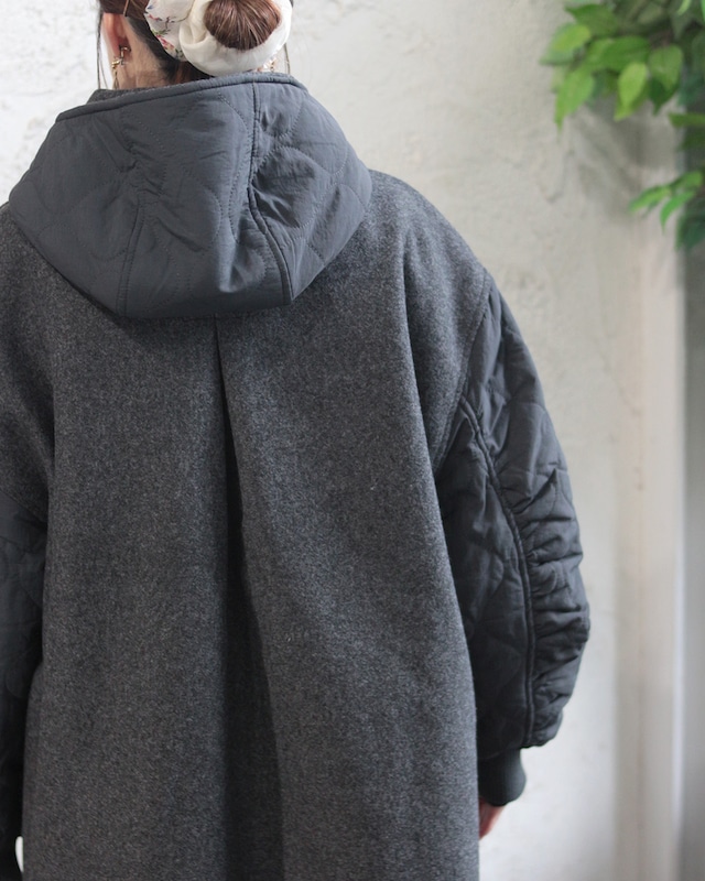 【LUPILIEN】ウールライクキルティングブルゾン　(251236)