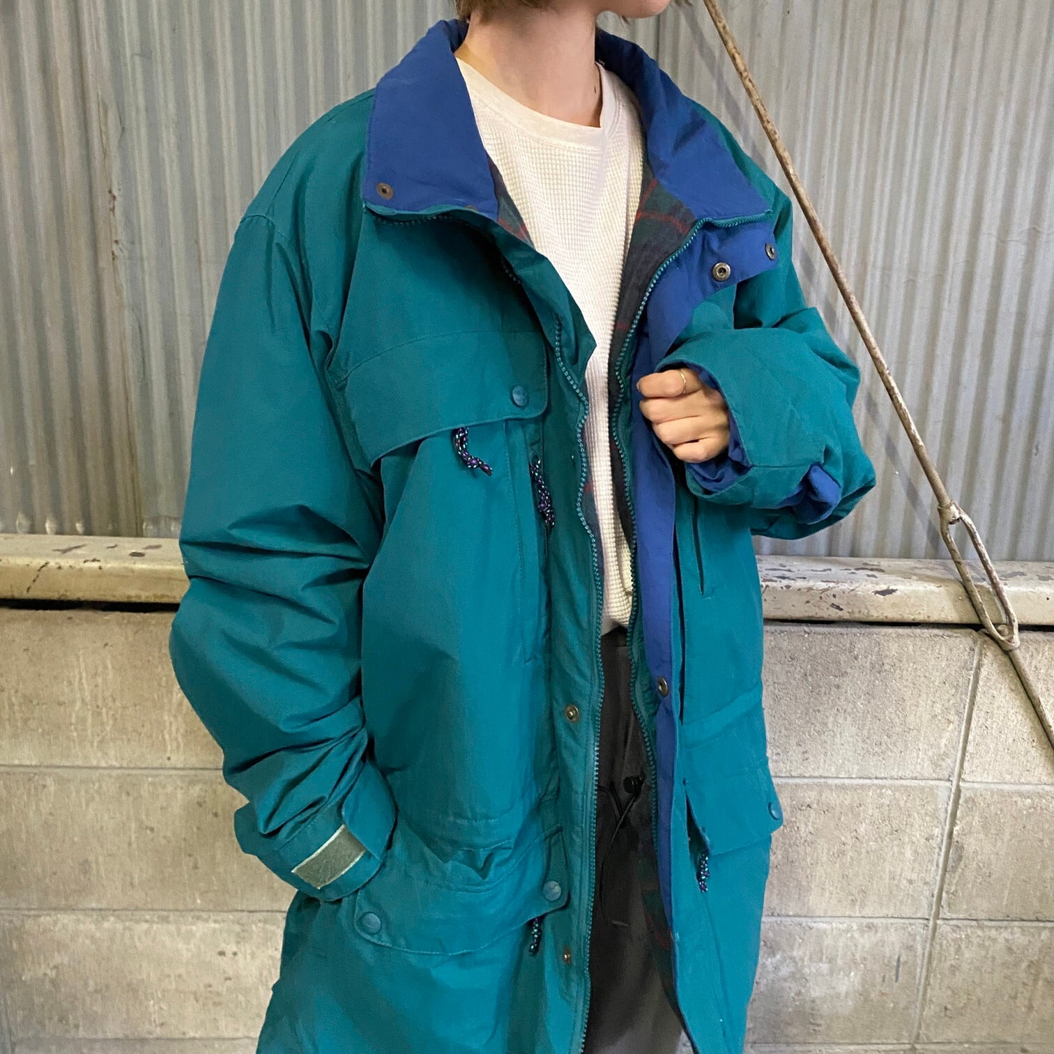 古着 90年代 エルエルビーン L.L.Bean マウンテンパーカー シェル 