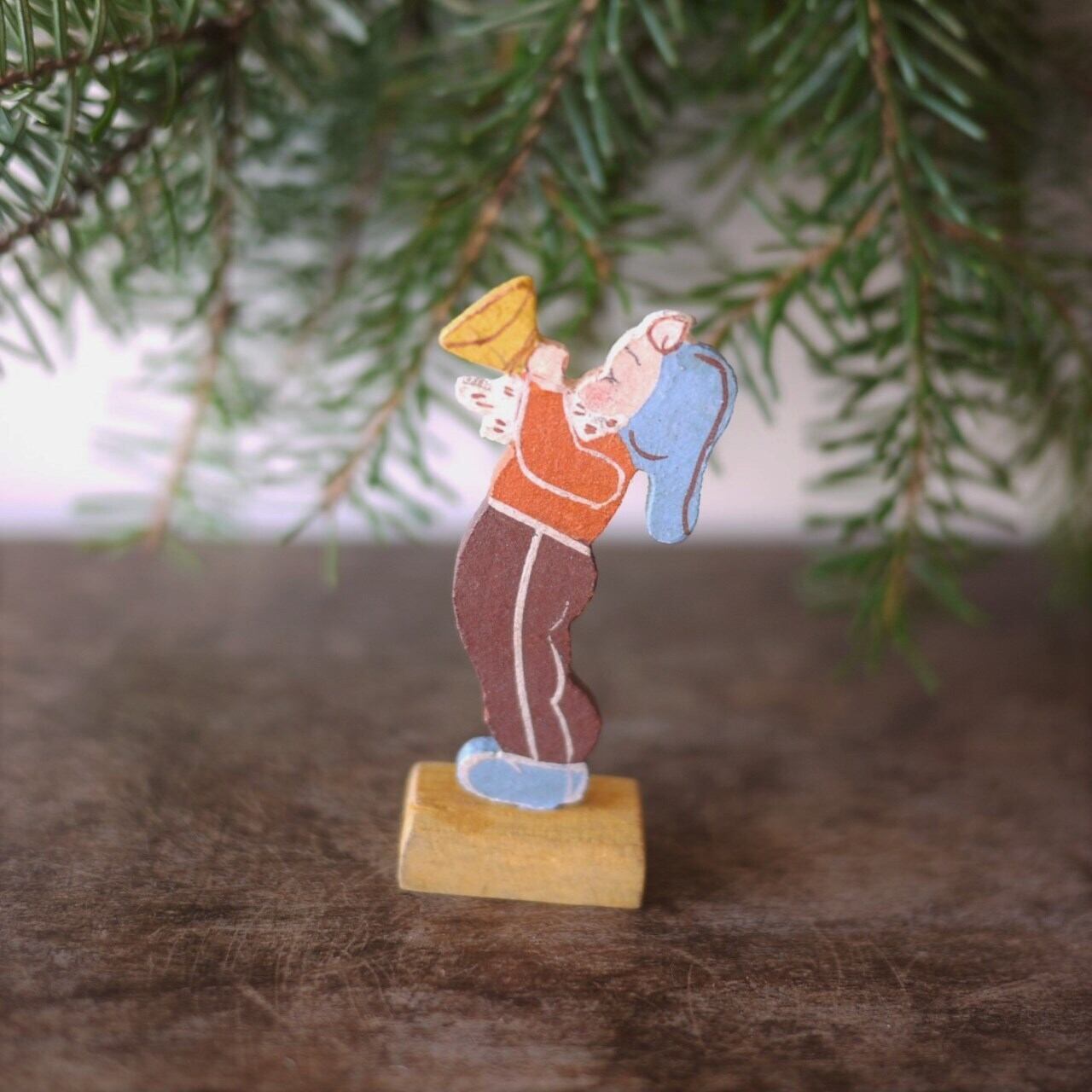 木製オーナメント ドワーフ Märchen-Holzbild