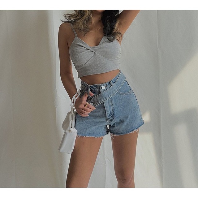 Pleated Crop Top Camisole 124195