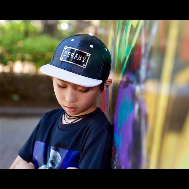 ZEBABY METAL PLATE LEATHER CAP（税込み）