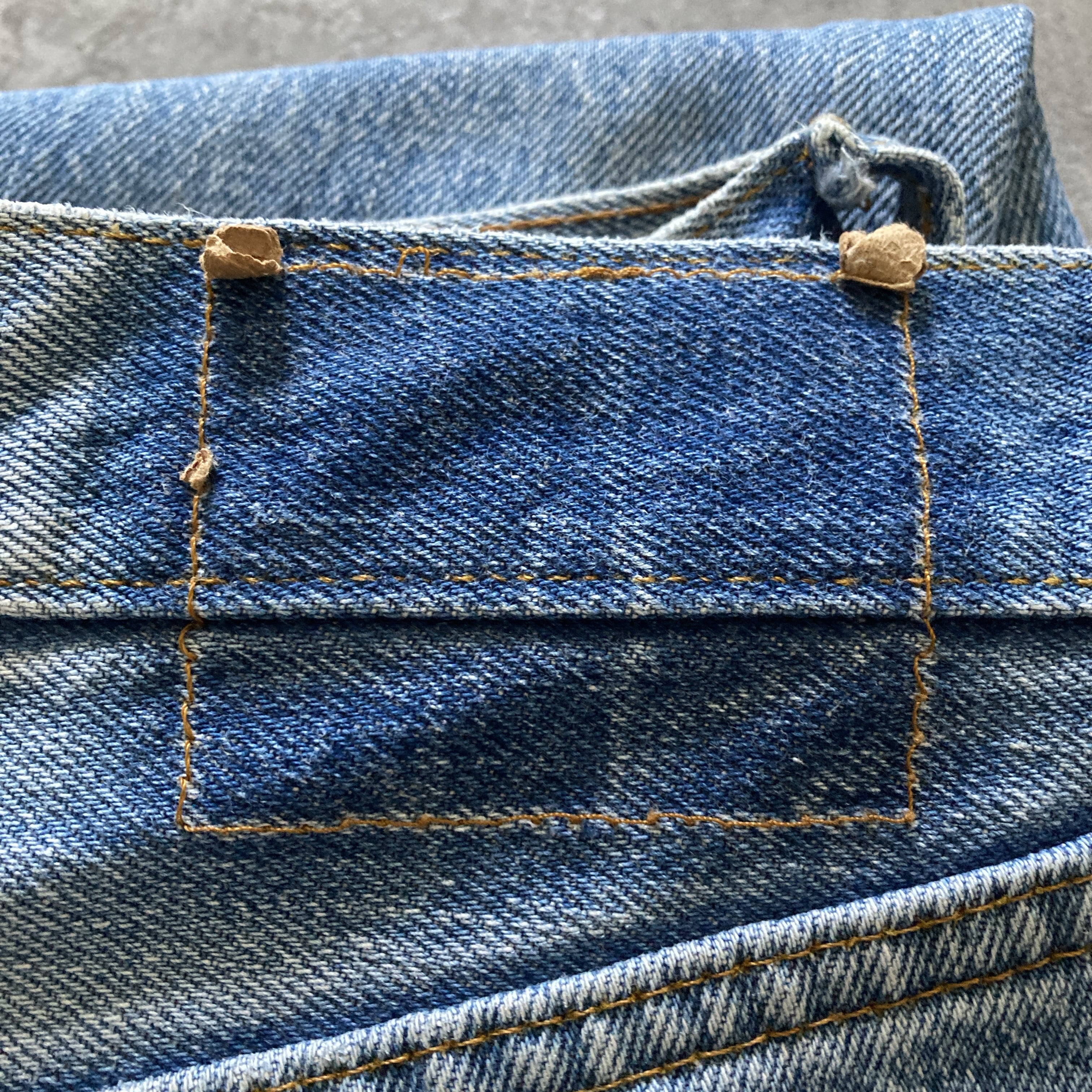 W31】80s US.Levis 501 リーバイス エルパソ工場(525) ボタン裏刻印525