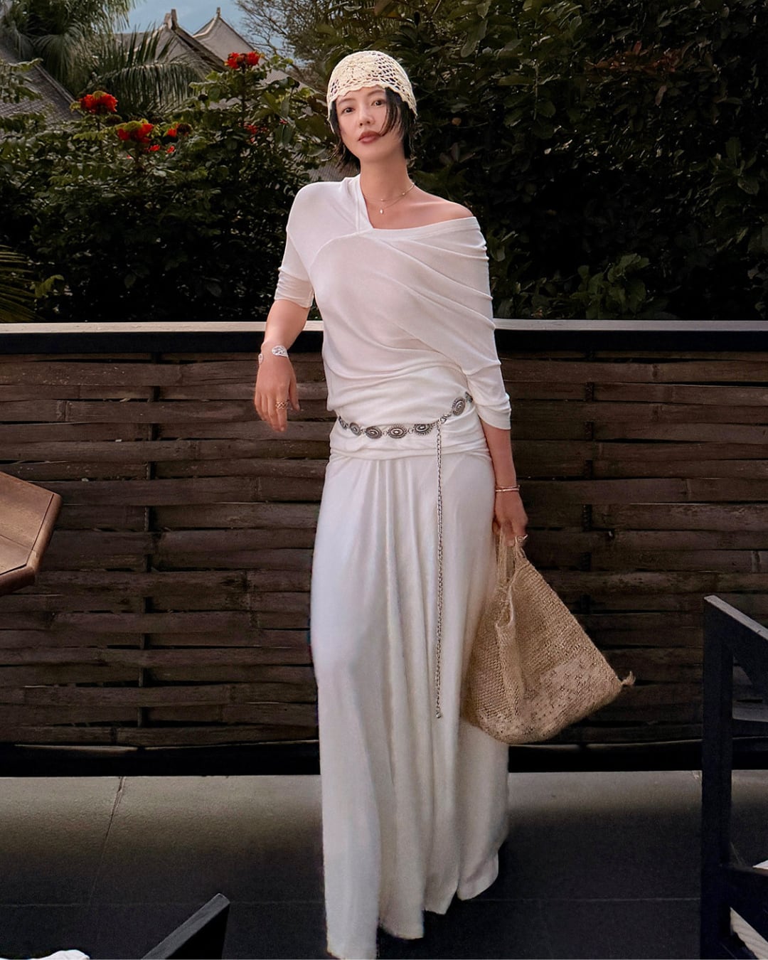 ドレープカットソーロングスカートセットアップ S26071