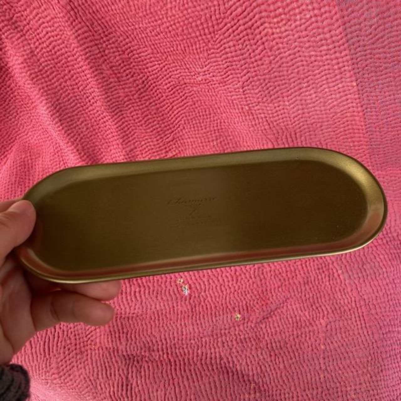 シャマールゴールドトレイ　オーバル