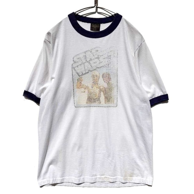 【STAR WARS - Made In USA】Vintage Star Wars Promotional Ringer T-Shirt【1990s-】Vintage Print T-Shirt