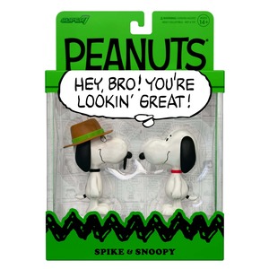 【Super7】Peanuts ReAction Figures Snoopy & Spike (2-Pack)