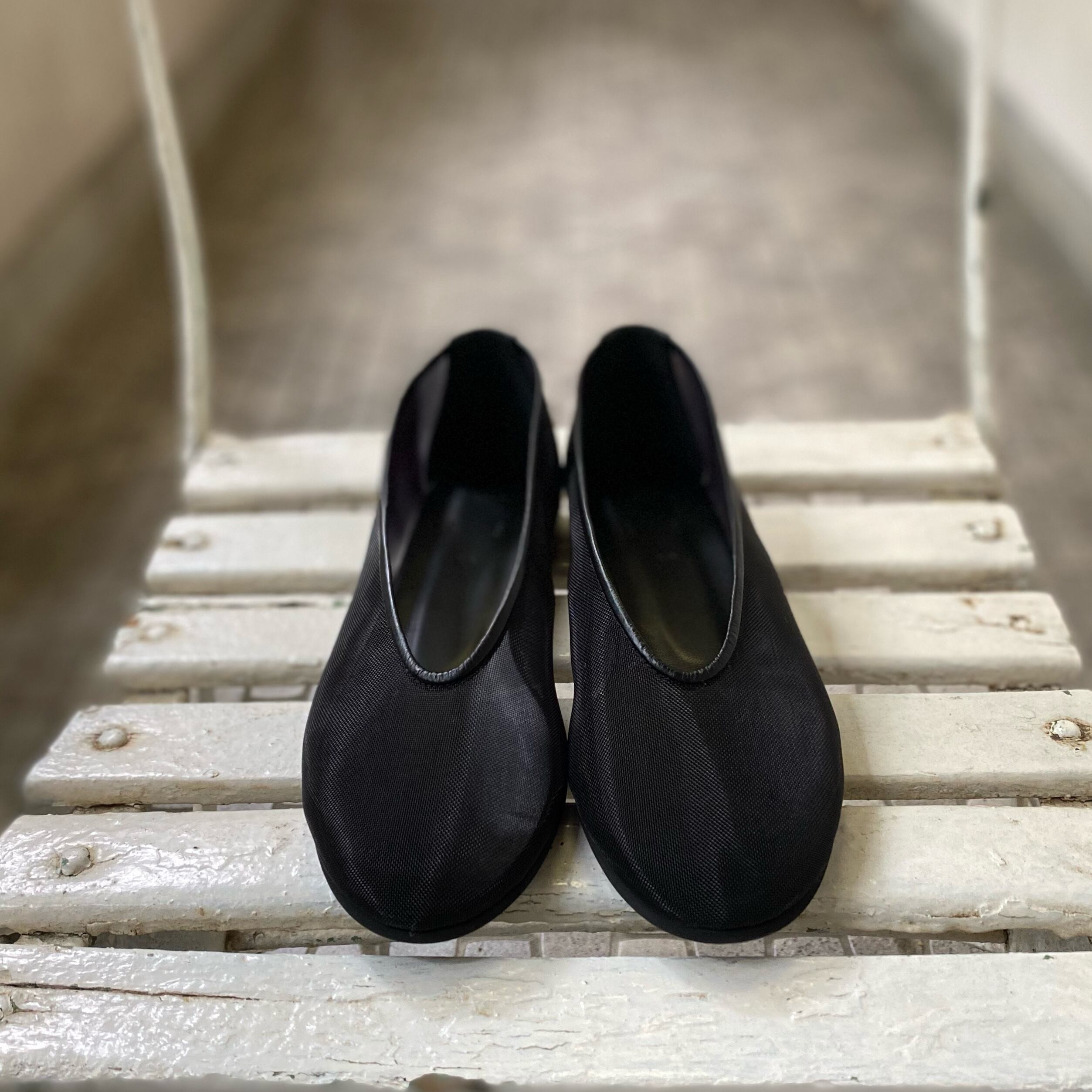 _fot フォート Vカットバレエシューズ 23.5 made in Japan _Fot (フォート) v ballet mesh | Debby
