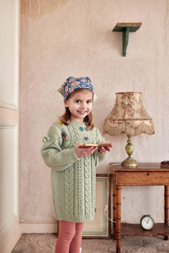 《ラスト3y》Louise Misha / Rejana Dress - Khaki (Kids)