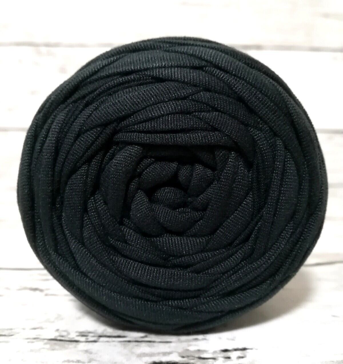 ブラック 黒色 1玉 50ｍ Ｔシャツヤーン | T-SHIRT YARN MANIA ~T