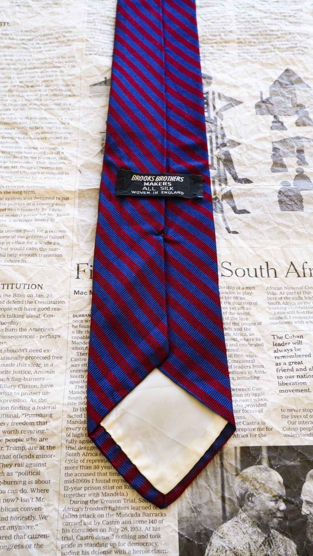 1960s】BROOKS BROTHERS ブルックスブラザーズ レップタイ 《黒タグ