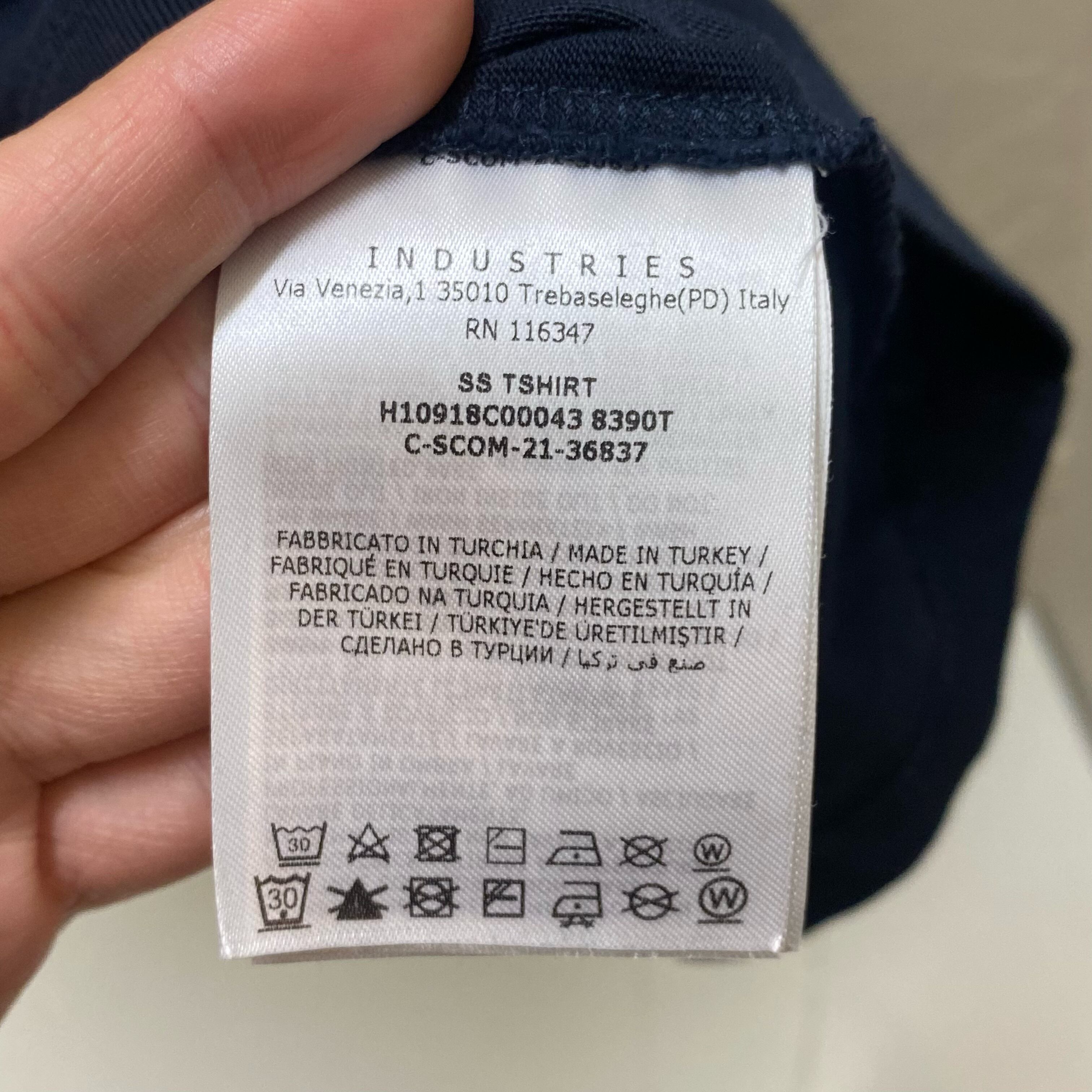 MONCLER モンクレール ロゴTシャツ XXL ネイビー 【代官山05