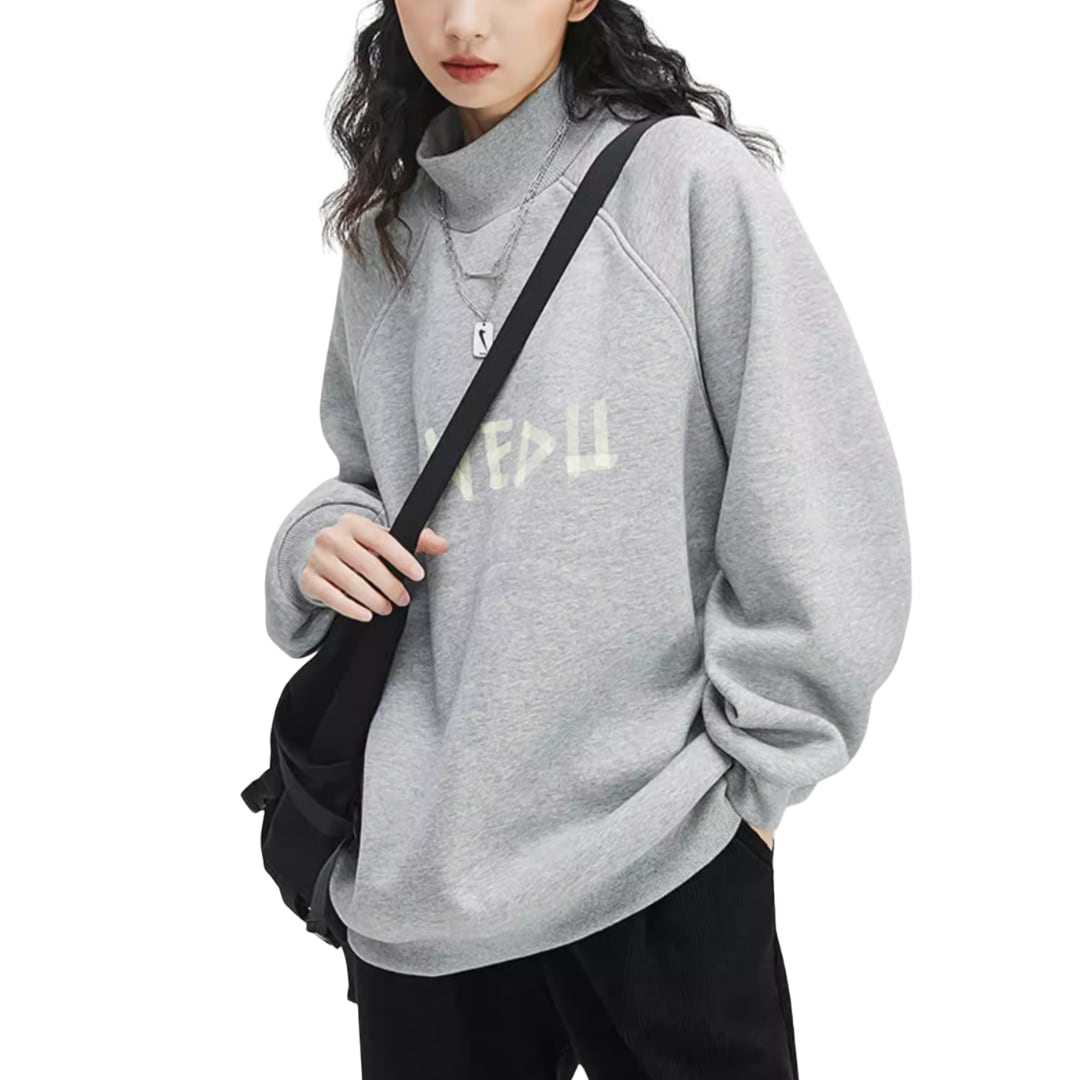 Unisex Oversized Mock Neck Sweatshirt (NC400)