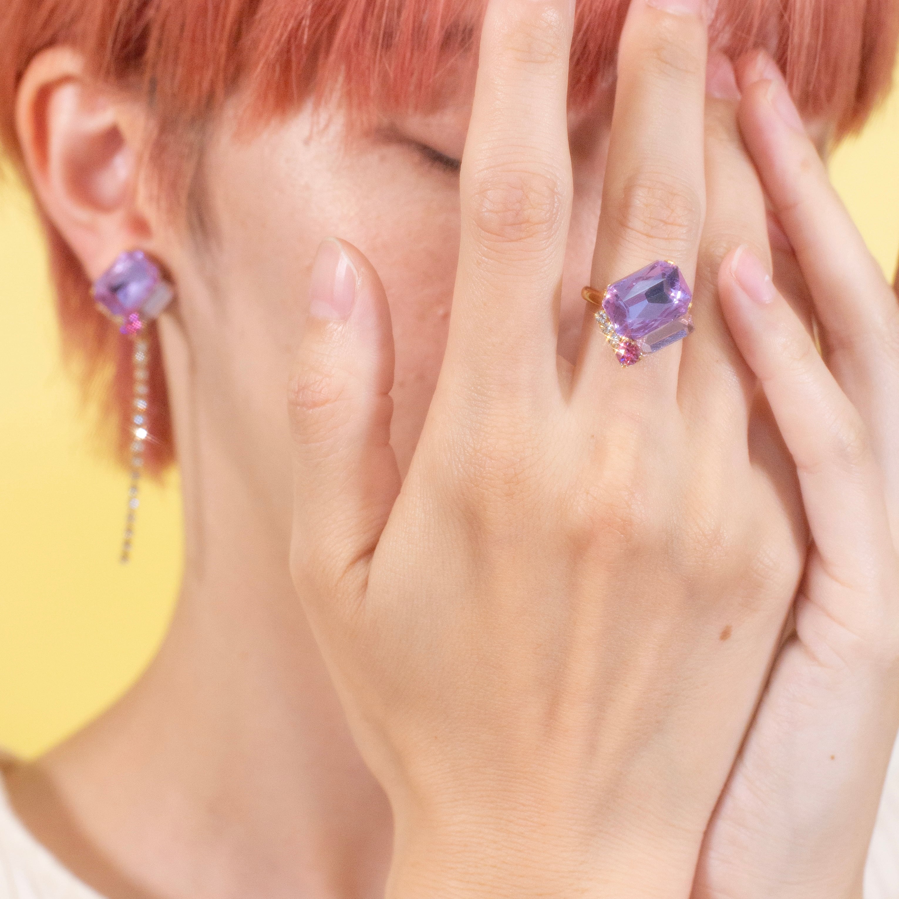 Candy rings (violet / F size)
