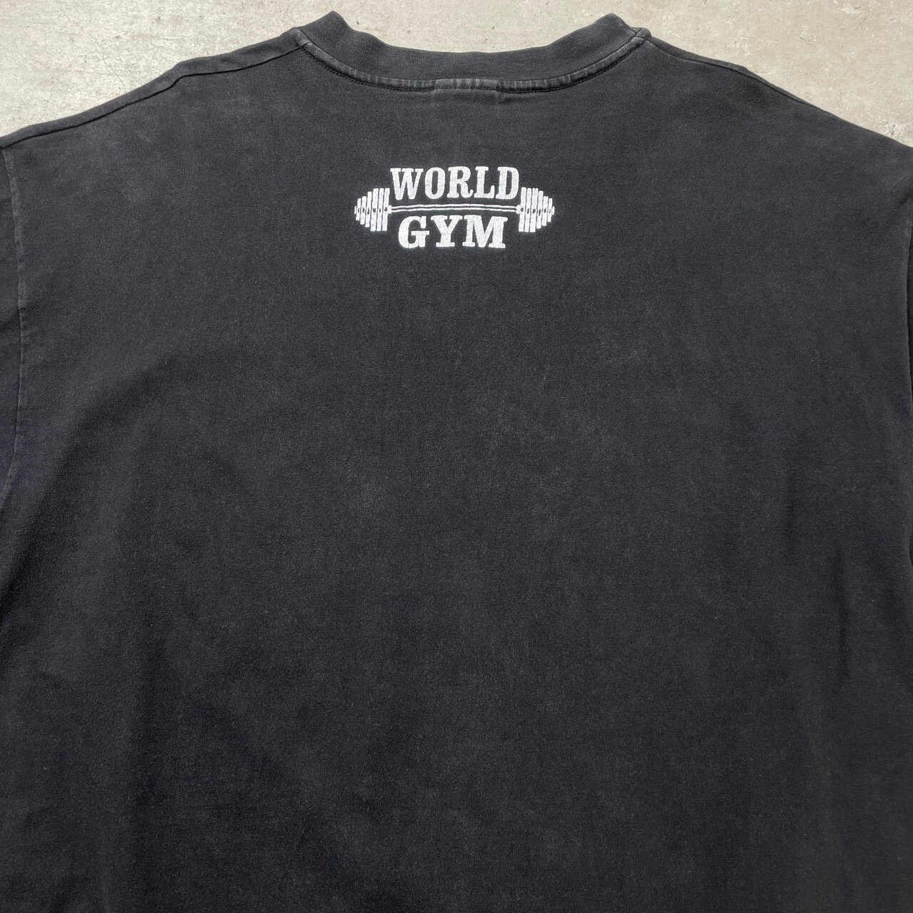 90年代 WORLD GYM ワールドジム アドバタイジングプリント Tシャツ 