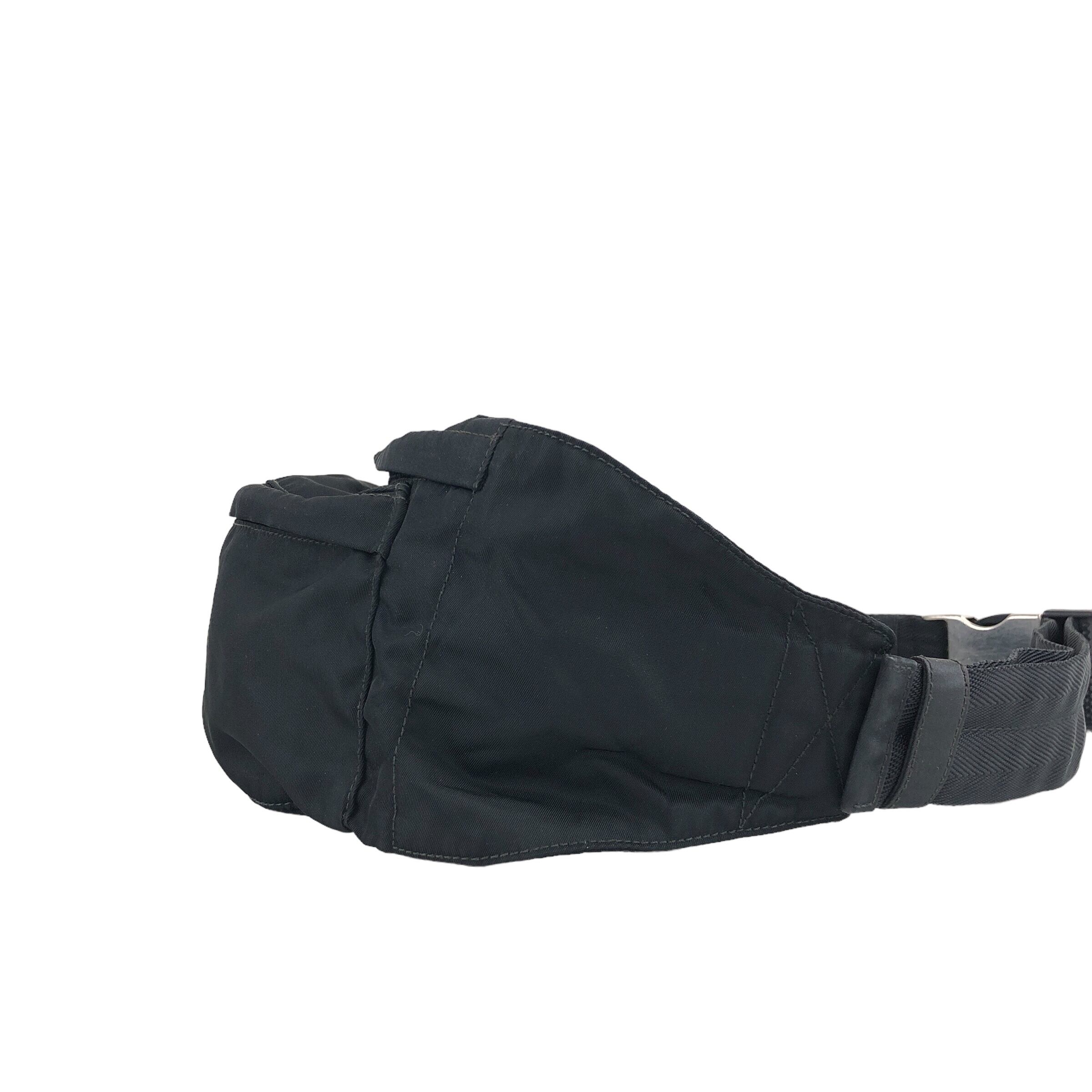 S00308 PRADA プラダ ブラック スリングバッグ ショルダーバッグ PRADA（プラダ） クロスボディバッグ スリングバッグ ブラック メンズ