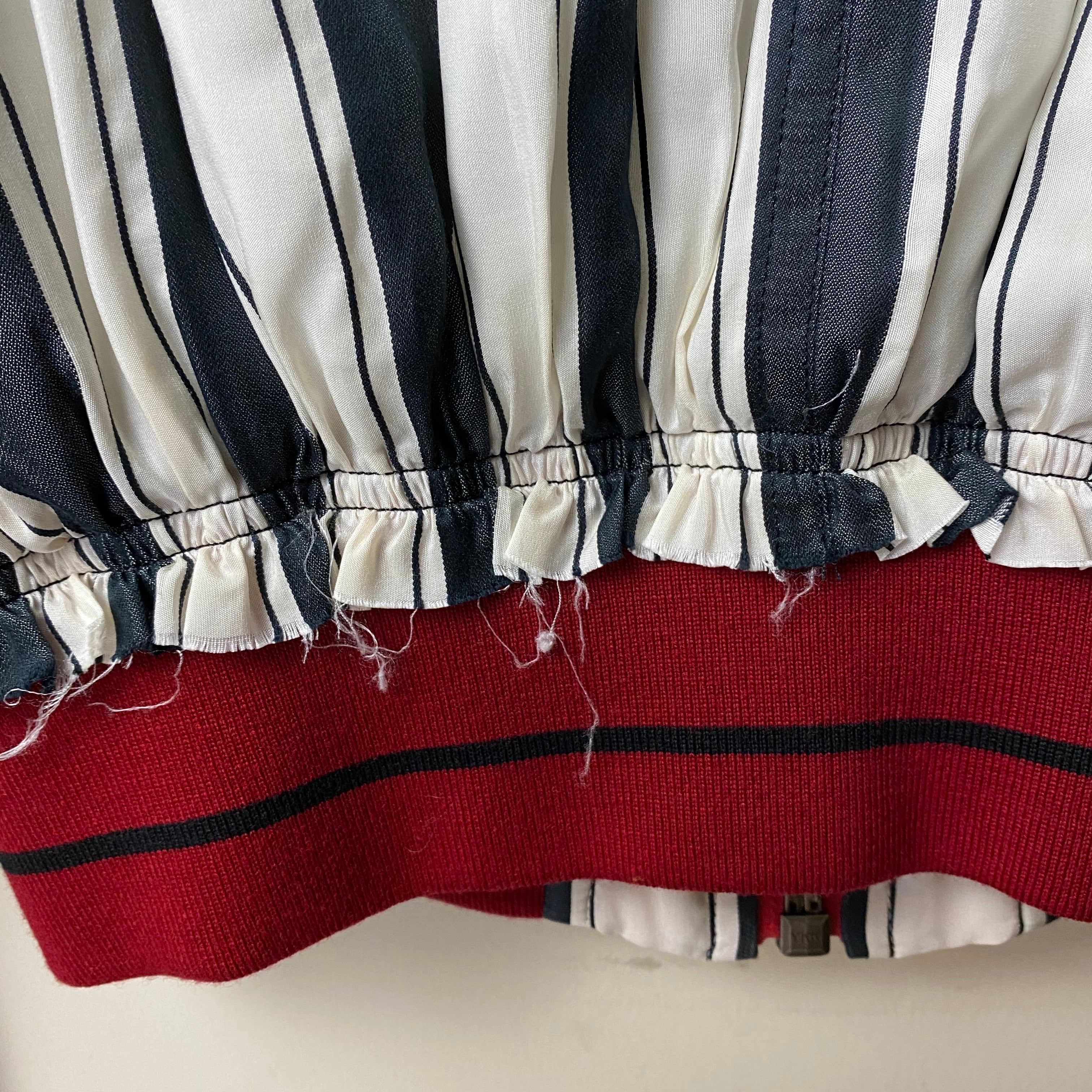 HAIDER ACKERMANN stripe pattern silk bomber jacket | NOIR ONLINE