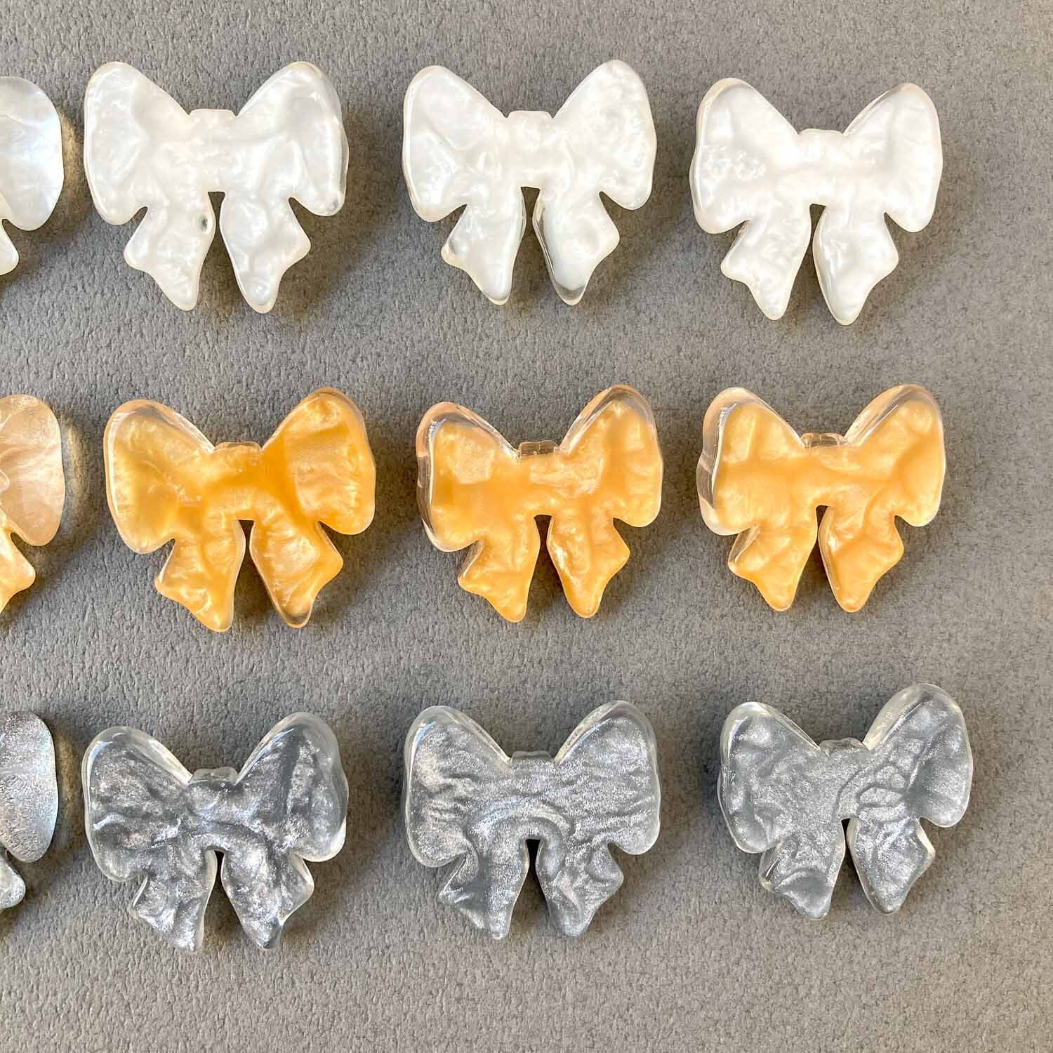 シフォン風リボンのデコパーツ | Dua-アクセサリーパーツショップ