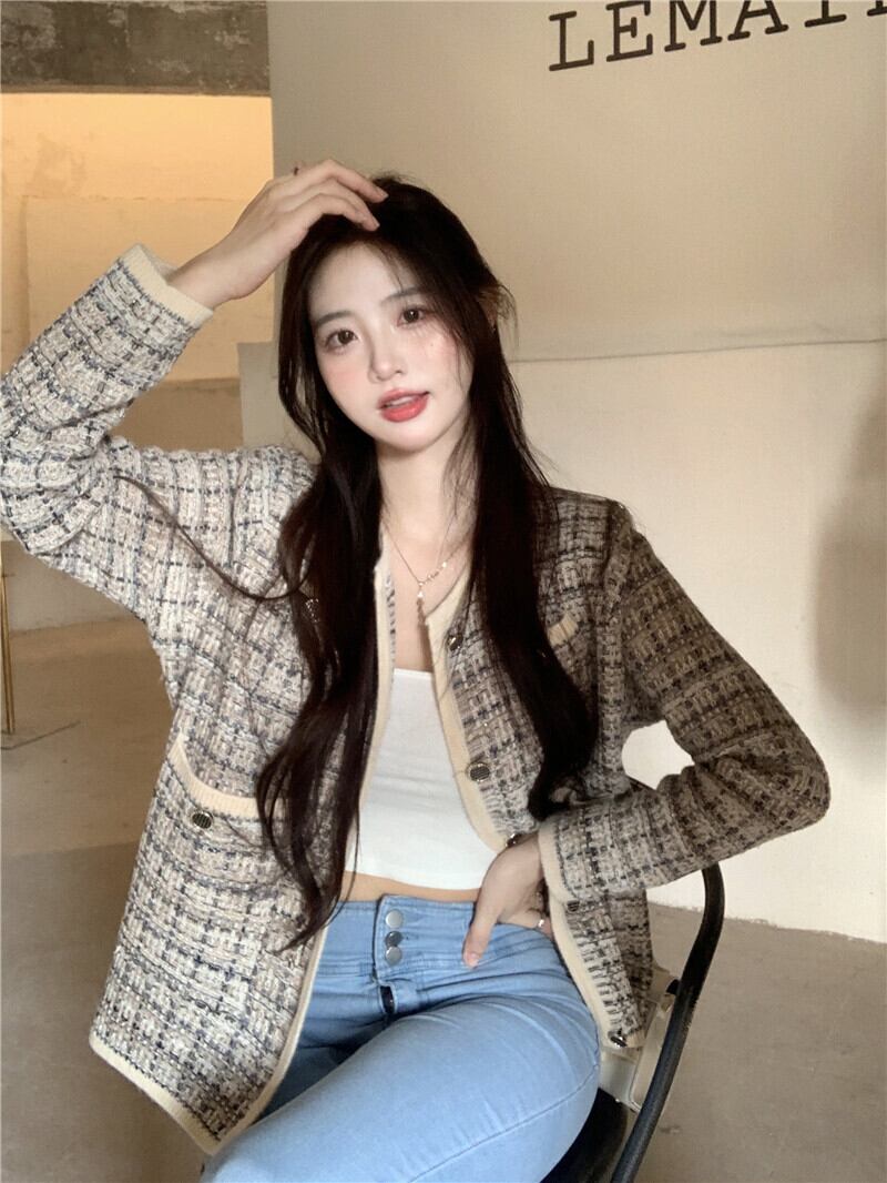 ルーズニットカーディガン ガールズファッション57499188006