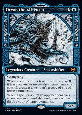 MTG《万物の姿、オルヴァール/Orvar, the All-Form(KHM)》英語 ショー 
