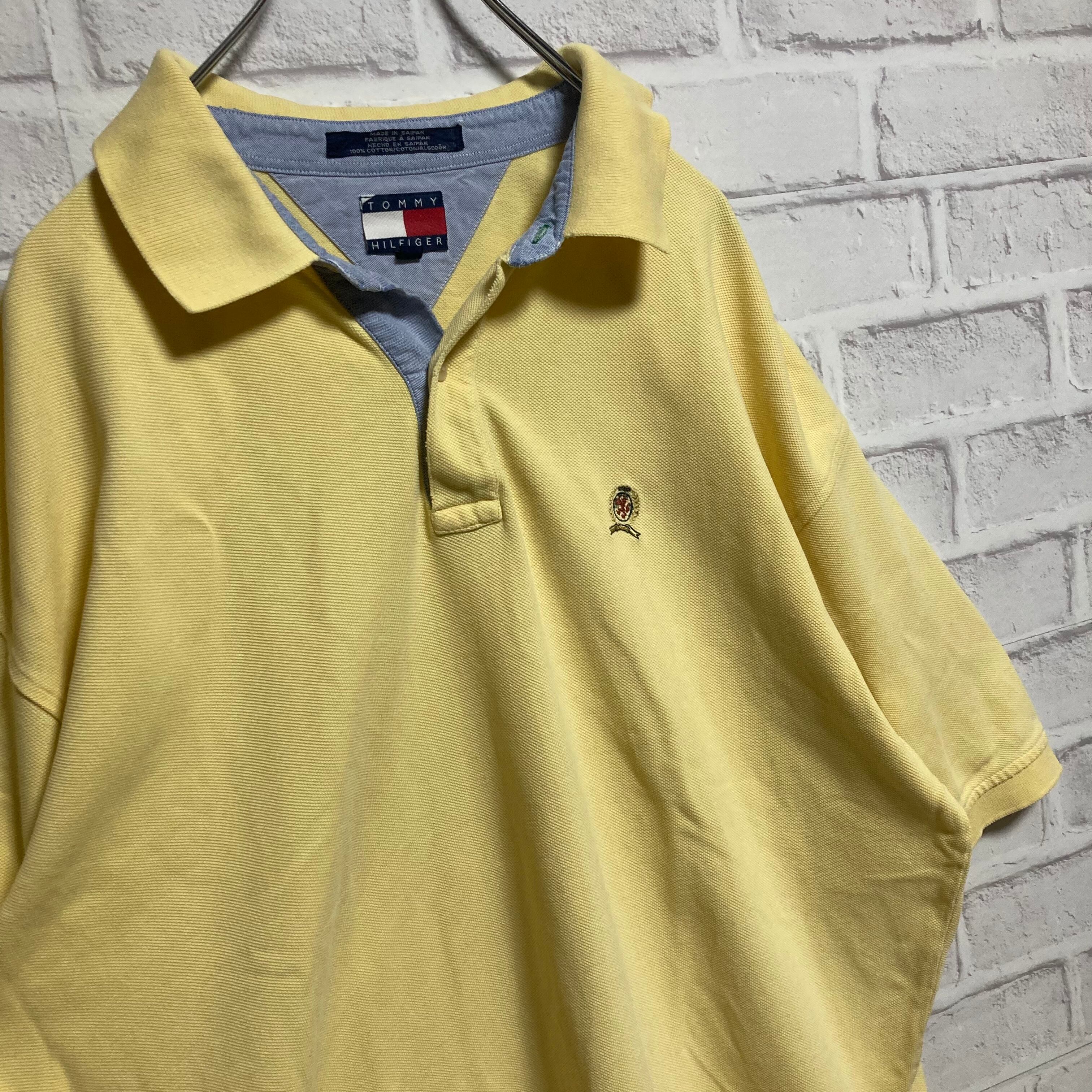 TOMMY HILFIGER】S/S Polo Shirt XXL 90s OLD TOMMY vintage 
