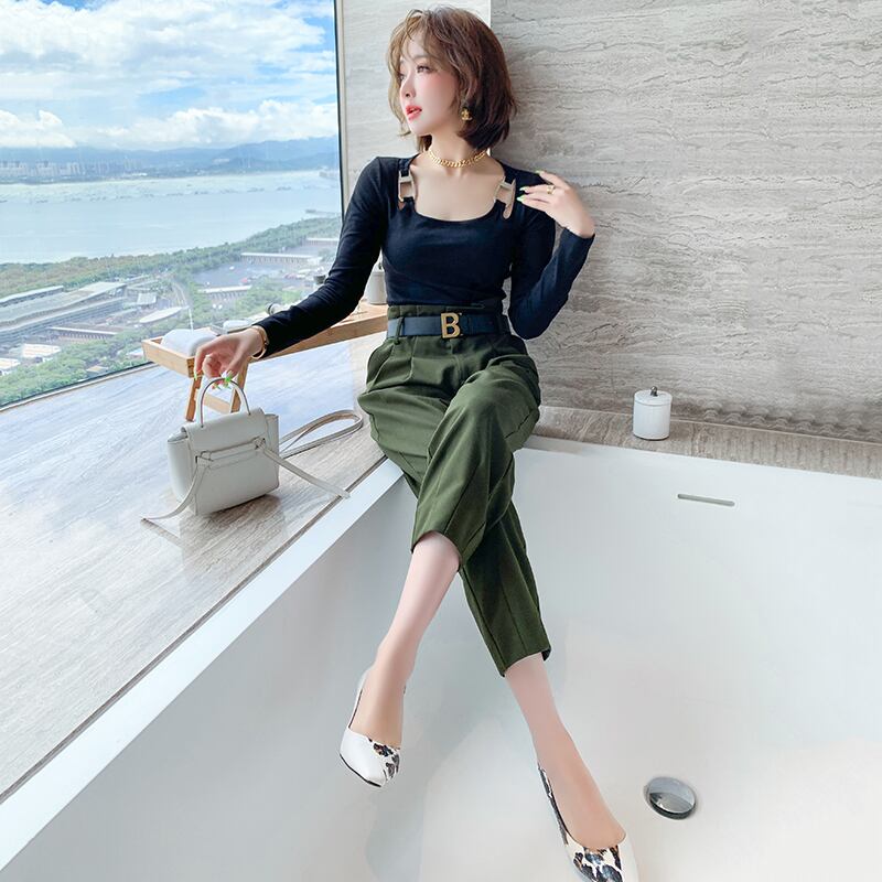 スリムシャツ 薄手ルーズオータム 秋物 ピュア MIUCO26714012715