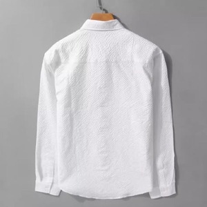 【M-3XL】Light Textured Long Sleeve Shirt / ライト テクスチャー 長袖 シャツ