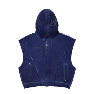 [THUG CLUB] Gladiator Hooded Vest Blue 正規品 韓国ブランド 韓国通販 韓国代行 韓国ファッション 日本 店舗