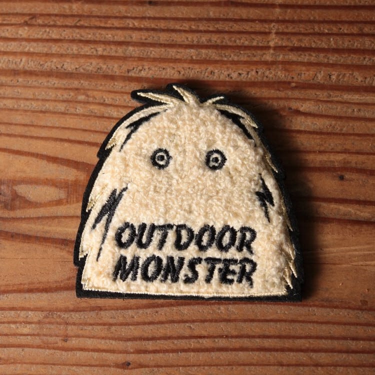 【未開封】OUTDOOR MONSTER アウトドアモンスター　ワッペン(青)