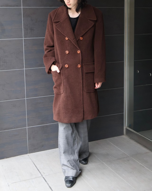 classical double detail coat