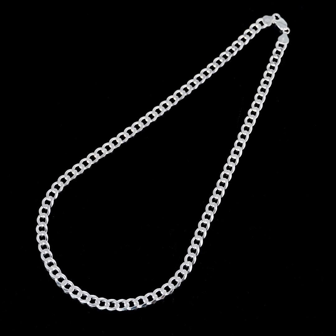 シルバー925 フィガロ ネックレス イタリアンチェーン 50cm N50C49 | fuufu