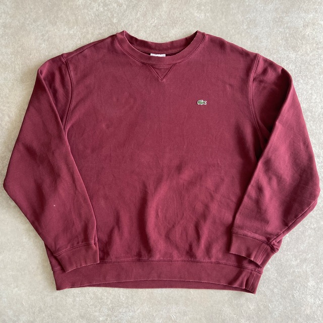 LACOSTE  Wine Sweatshirt  L位　H646