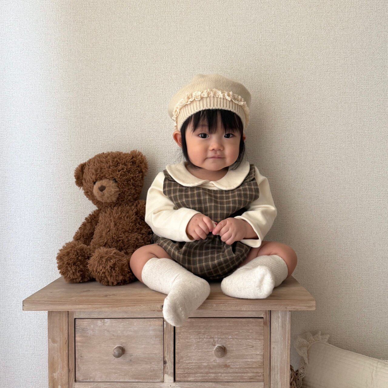 【即納】checked rompers / mimimarket