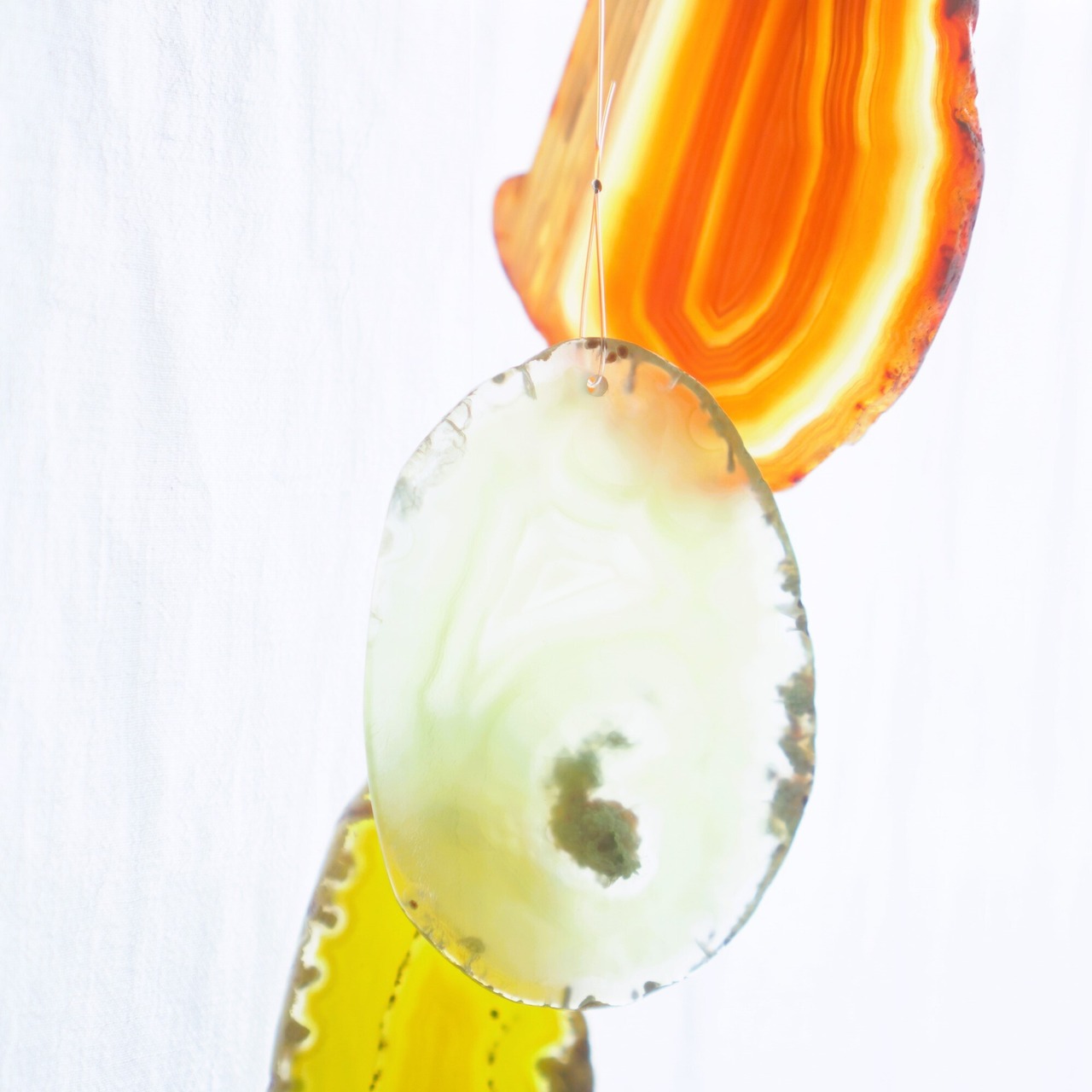 Tropical Fruits 02 - アゲートヒーリングチャイム / Agate Sun Catcher Wind Chime 125