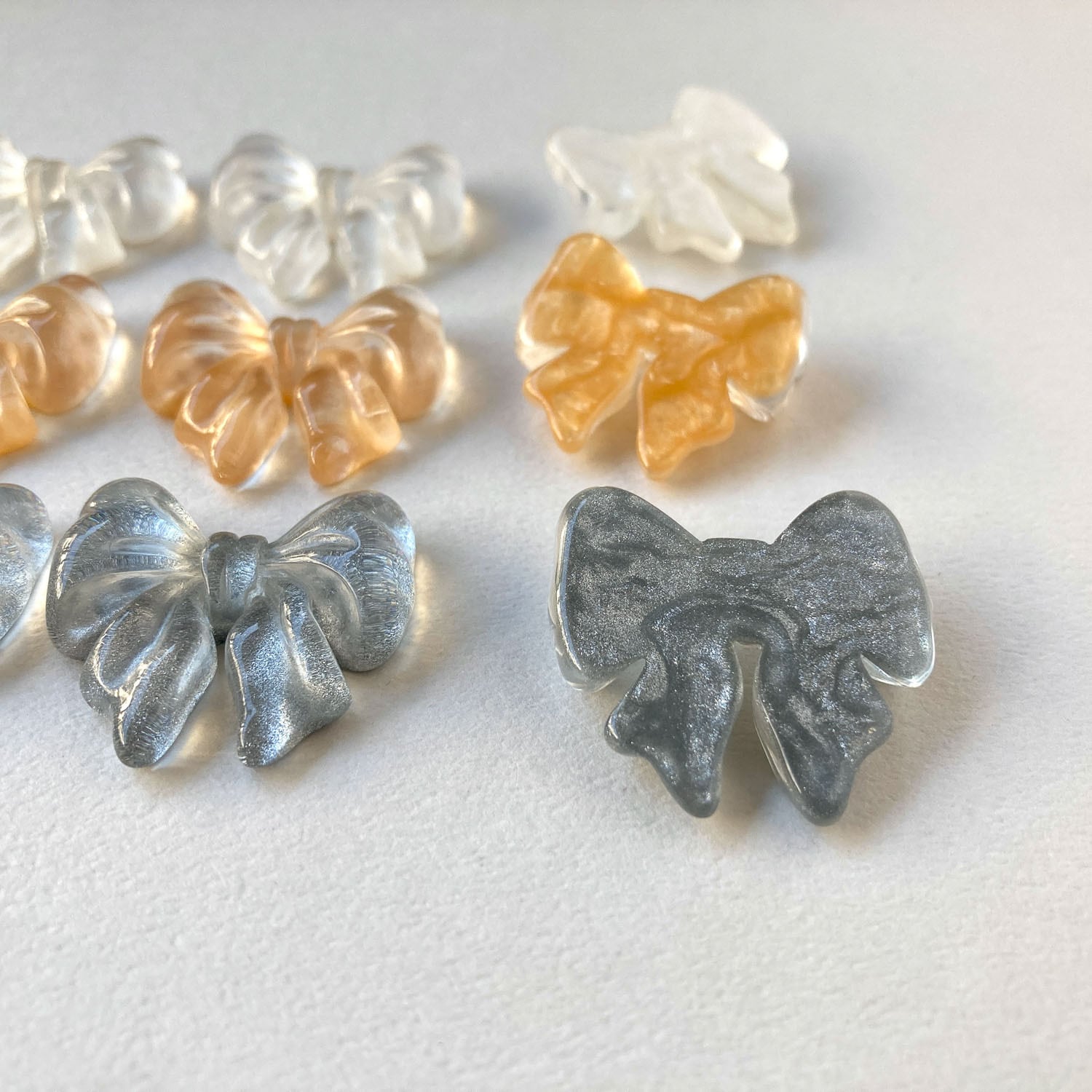 シフォン風リボンのデコパーツ | Dua-アクセサリーパーツショップ