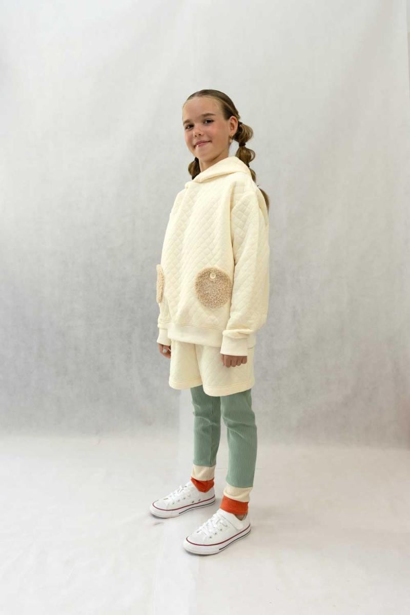 【24AW】KOQUELIKO(コキュリコ) Neige short pants offwhite(S/M/L)ショートパンツ キルティング