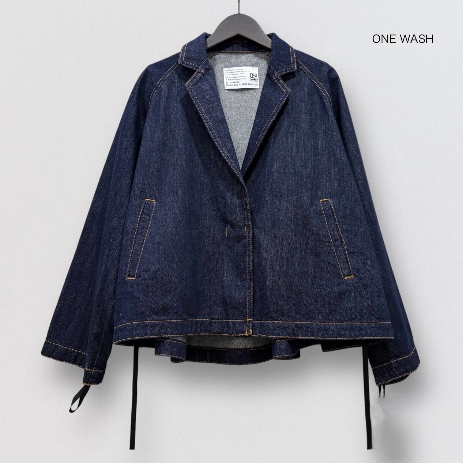 PASSIONE denim tailored jacket | CoCo Cuore
