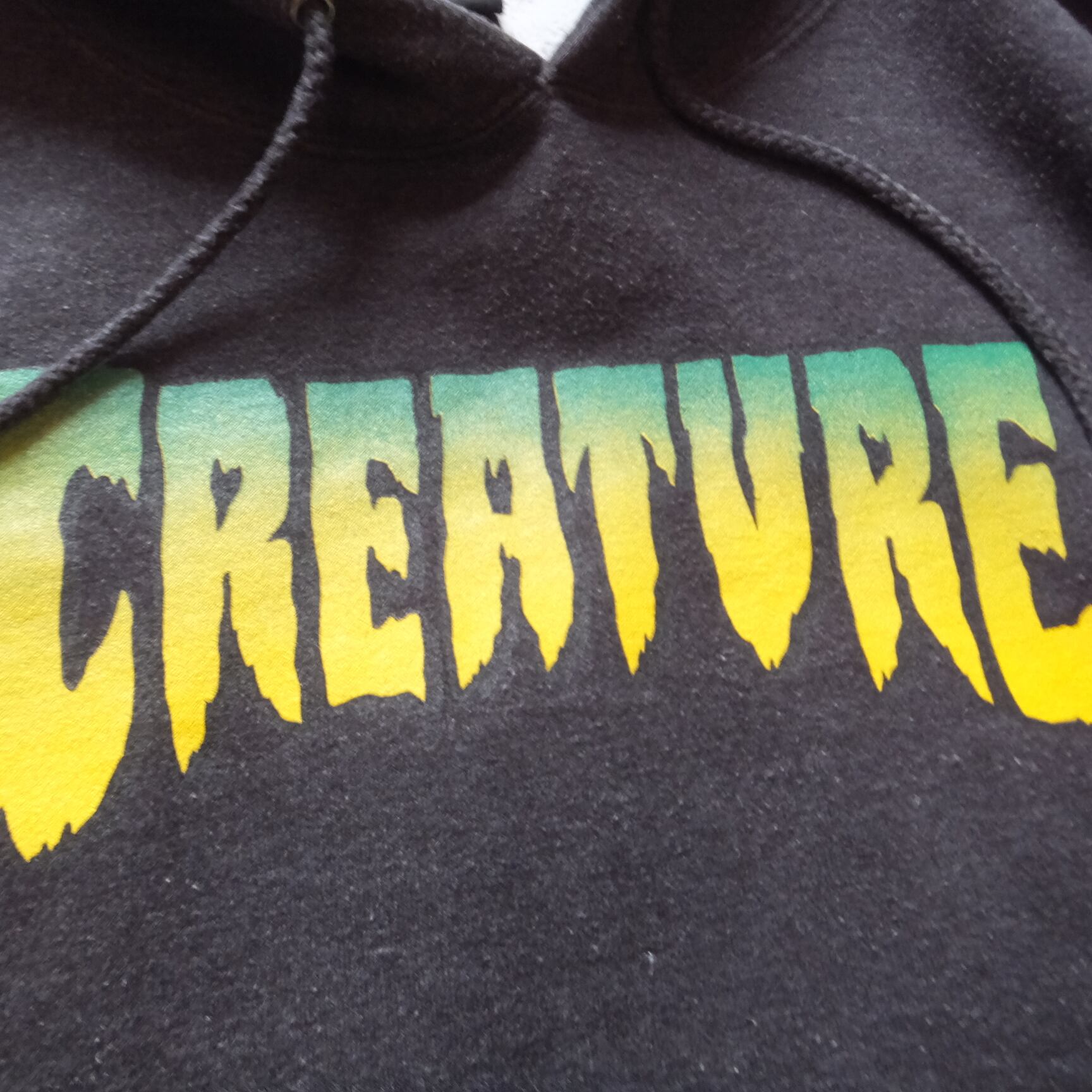 90s NHSタグ creature parker クリーチャー パーカー М | adamsmith