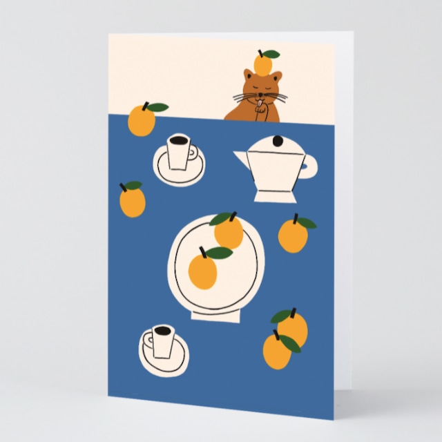 WRAP / Fika  ART CARD -Artwork by Karl-Joel Larsson-