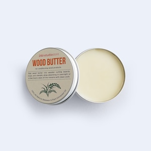 木材コーティング材 オーガニック油脂・蜜蝋配合　- Wood Butter (50g)