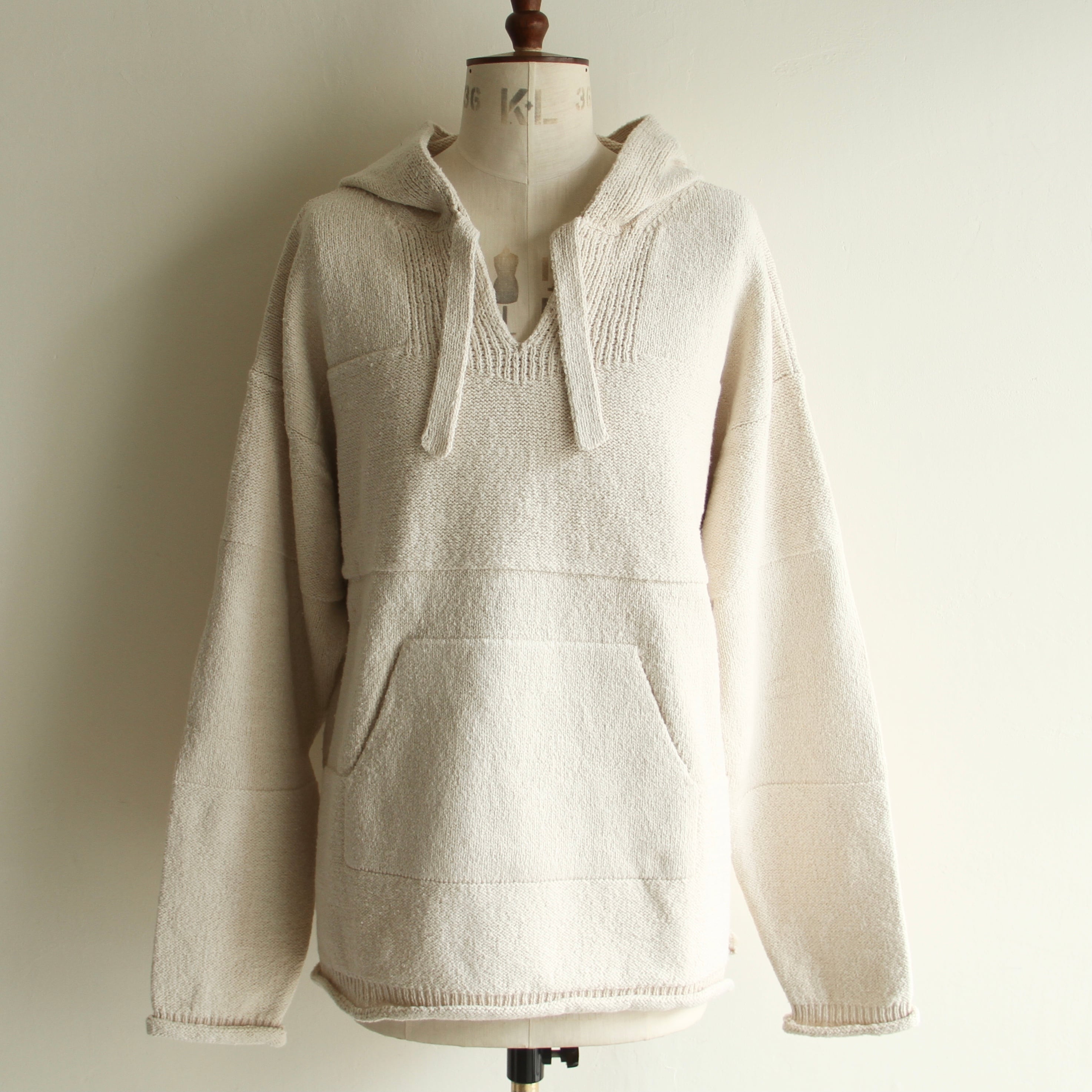 FRAMeWORK　コットンパイル　メキシカンパーカー　ナチュラル　半袖 メキシカン パーカー（パーカー）｜FRUIT OF THE LOOM（フルーツ