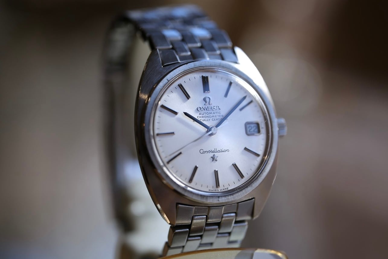 OMEGA】 1970年製 コンステレーション Cライン フラットベゼル OMEGA】 1970年製 コンステレーション Cライン フラットベゼル