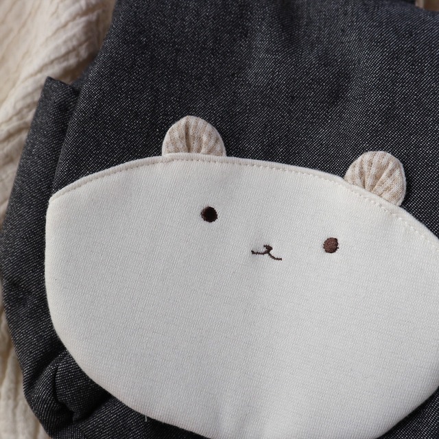 【完売】ゆきぐにどうぶつベビーリュック (黒デニム